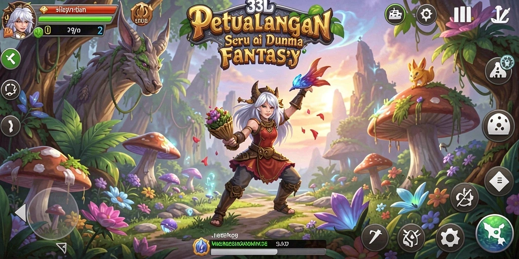 Tangkapan layar utama 33L menampilkan aksi petualangan yang mendebarkan.