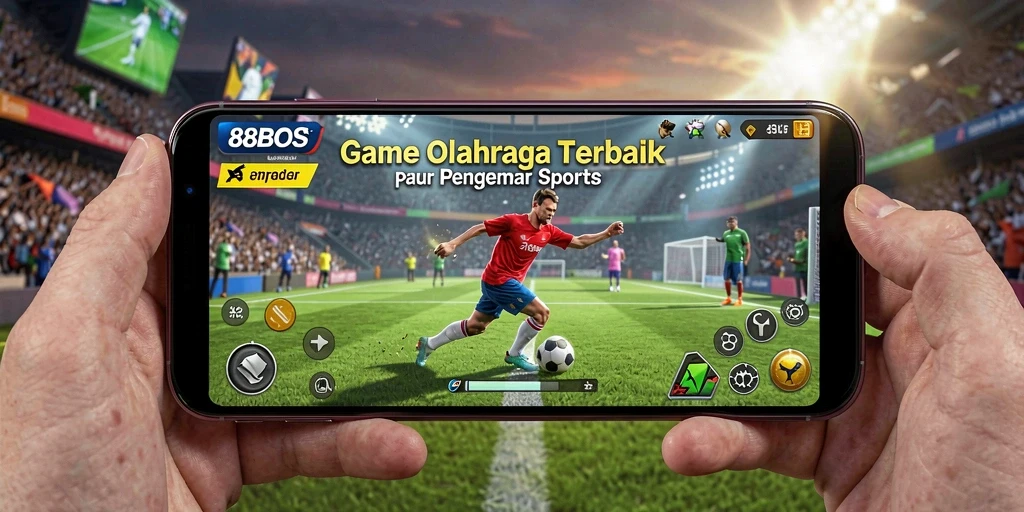 Screenshot dari gameplay <strong>88BOS</strong> menunjukkan pertandingan seru di arena olahraga.