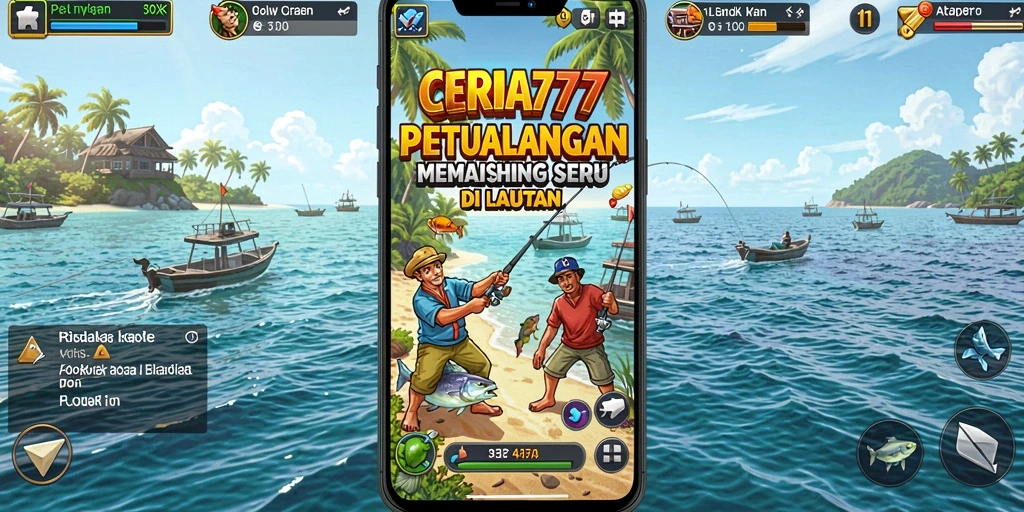 Gameplay CERIA777 yang menampilkan suasana memancing yang memukau.