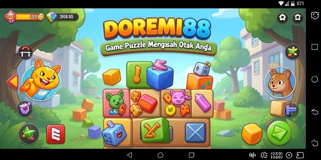Screenshot DOREMI88 menampilkan gameplay Puzzle yang menantang dan mengasyikkan.