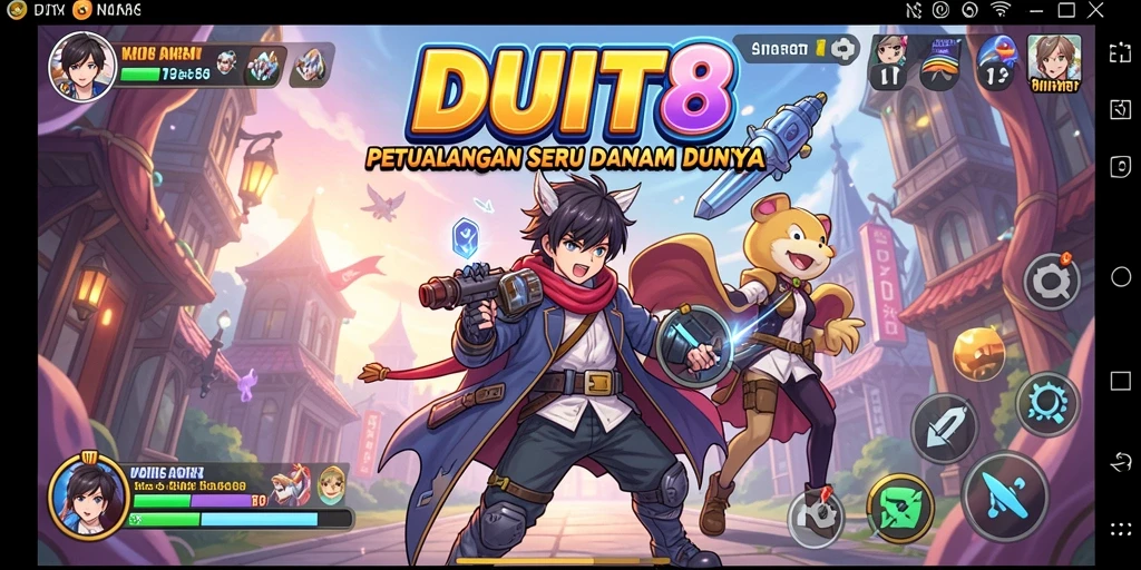 Tampilan menakjubkan dari gameplay DUIT8 yang memukau.