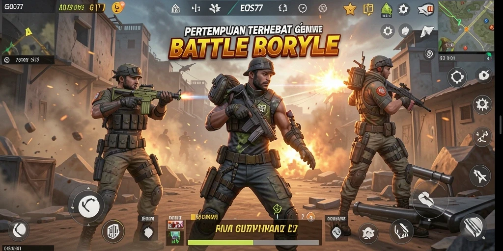 Gameplay seru di EOS77 dengan aksi Battle Royale mengejutkan.