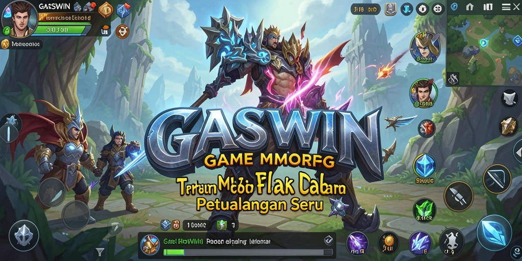 Tampilan gameplay GASWIN yang menantang dan imersif.