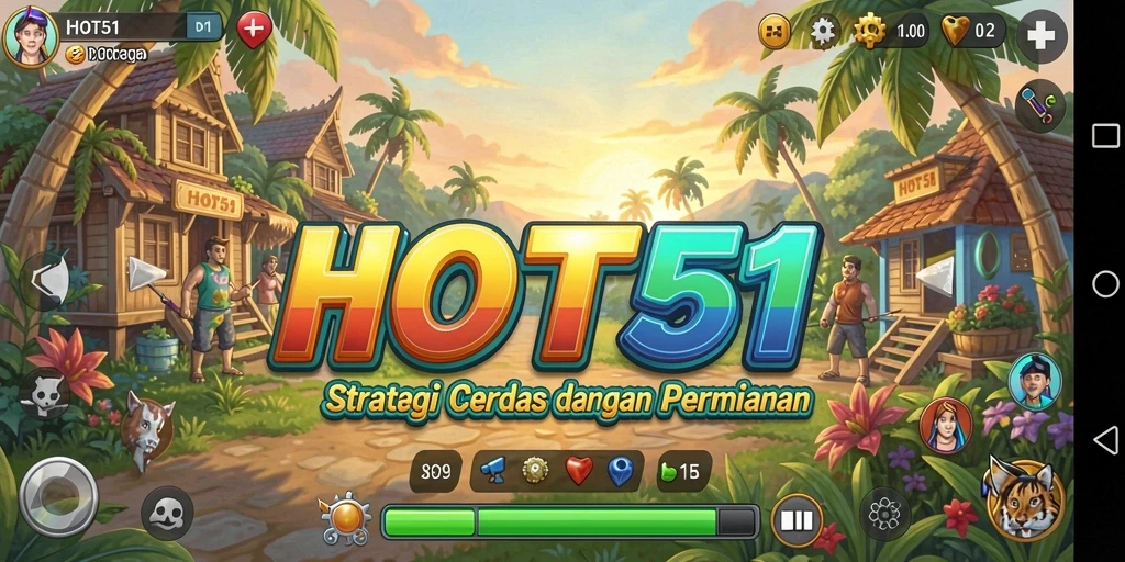 Tampilan gameplay HOT51 dengan strategi mendalam dan grafis menawan.