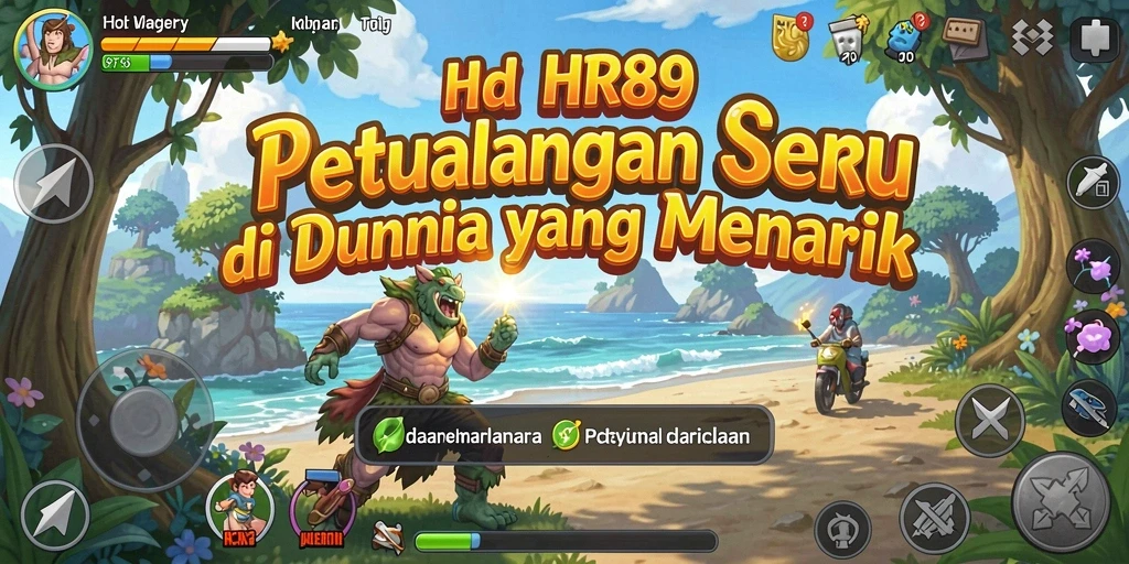 Screenshot gameplay HR89 menampilkan petualangan mendebarkan dalam grafis yang memukau.