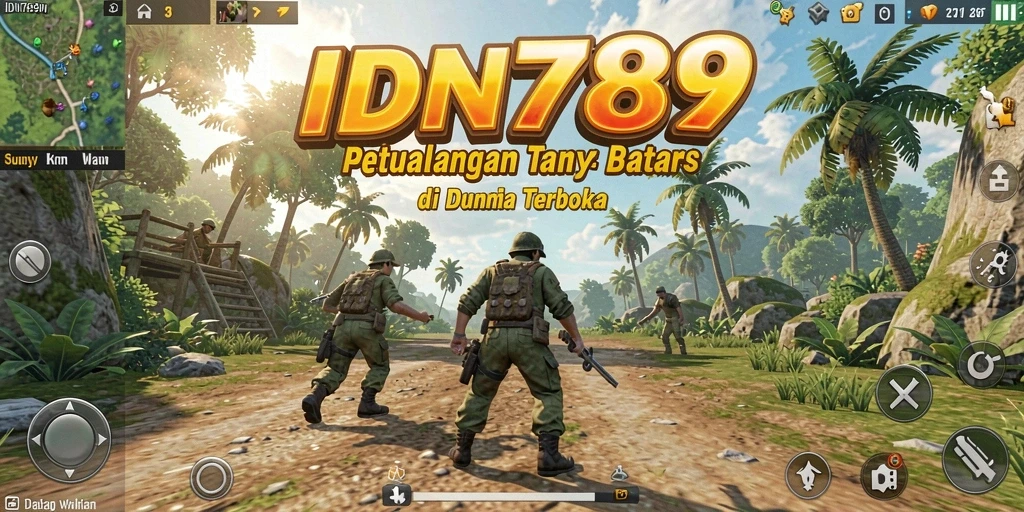Screenshot gameplay menampilkan petualangan seru di dunia terbuka IDN789.