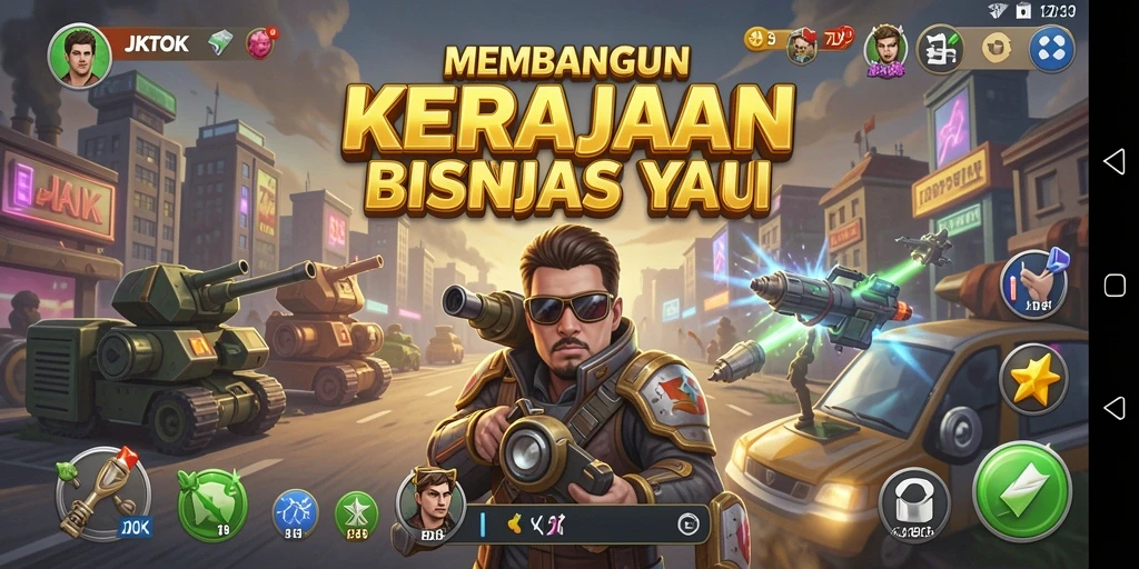 Tampilan gameplay JKTOK yang menarik dan interaktif.