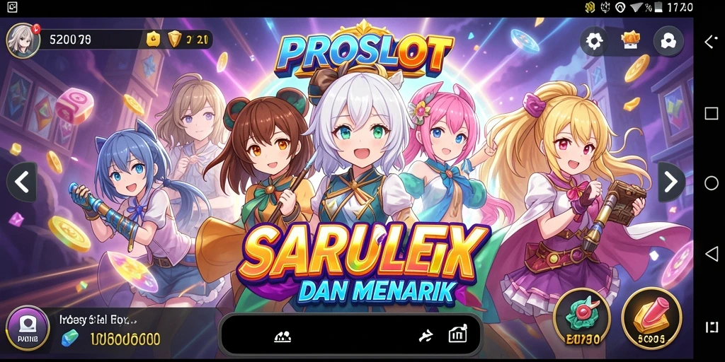 Tangkapan layar menampilkan aksi seru dalam gameplay Anime.