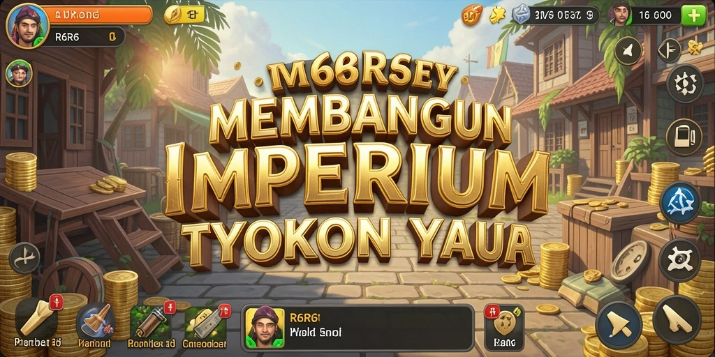 Gameplay seru R6R6 menampilkan pengelolaan bisnis yang inovatif.