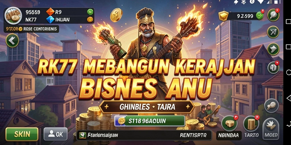 Tampilan screenshot RK77 menampilkan gameplay Tycoon yang seru.