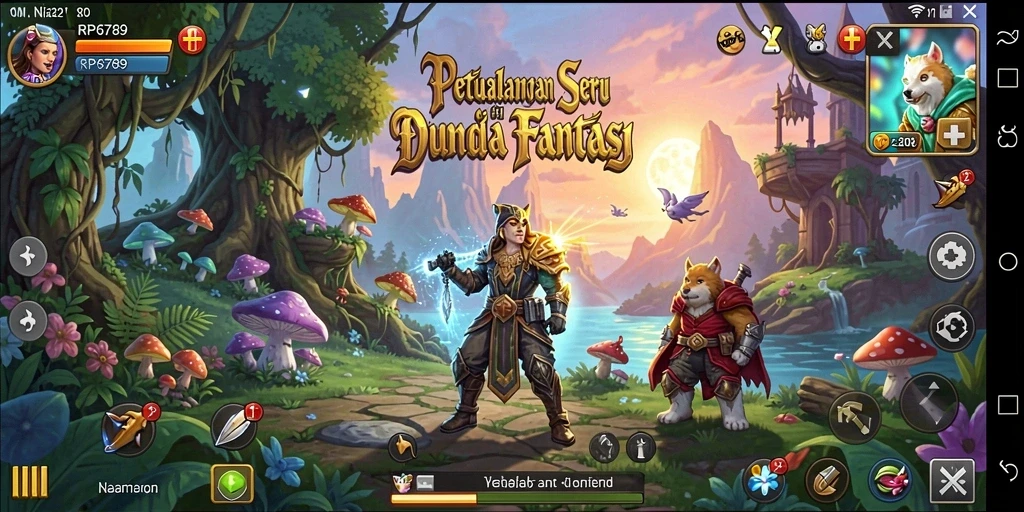 Tampilan gameplay <strong>RP6789</strong> yang menampilkan petualangan menarik di dunia fantasi.