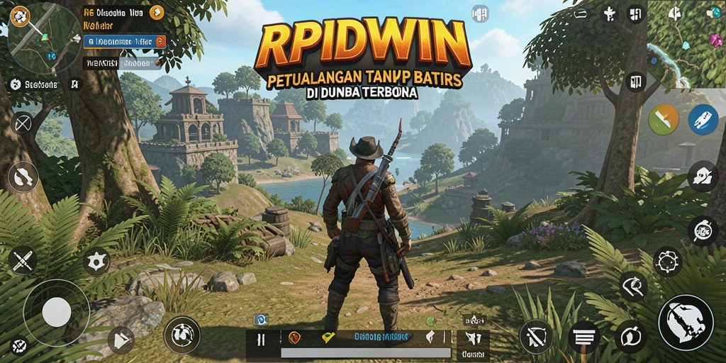 Screenshot menunjukkan keindahan dunia terbuka RPIDWIN dengan gameplay yang mendebarkan.