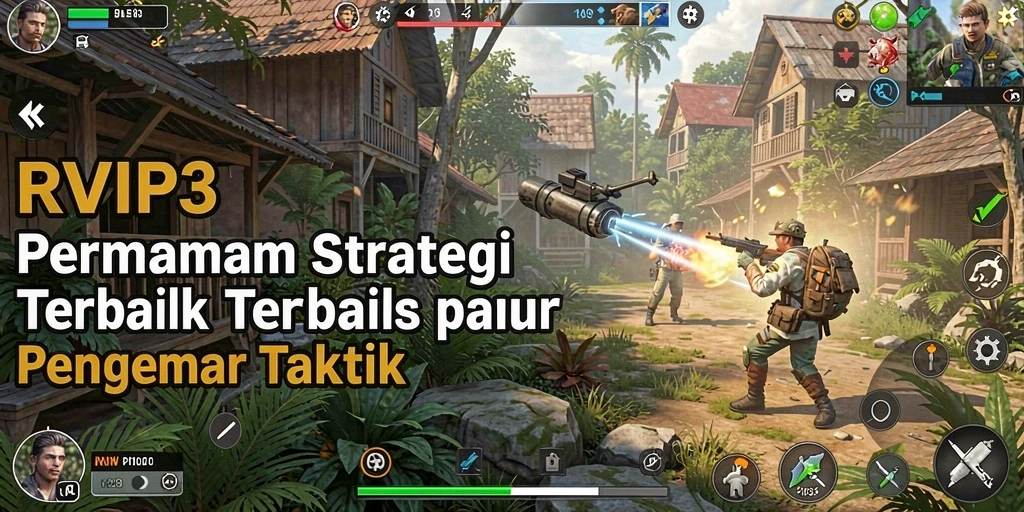 Screenshot utama RVIP3 menampilkan aksi taktis yang mendebarkan.