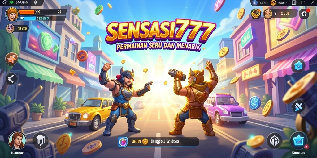 Gameplay menarik SENSASI777 dengan tantangan seru.