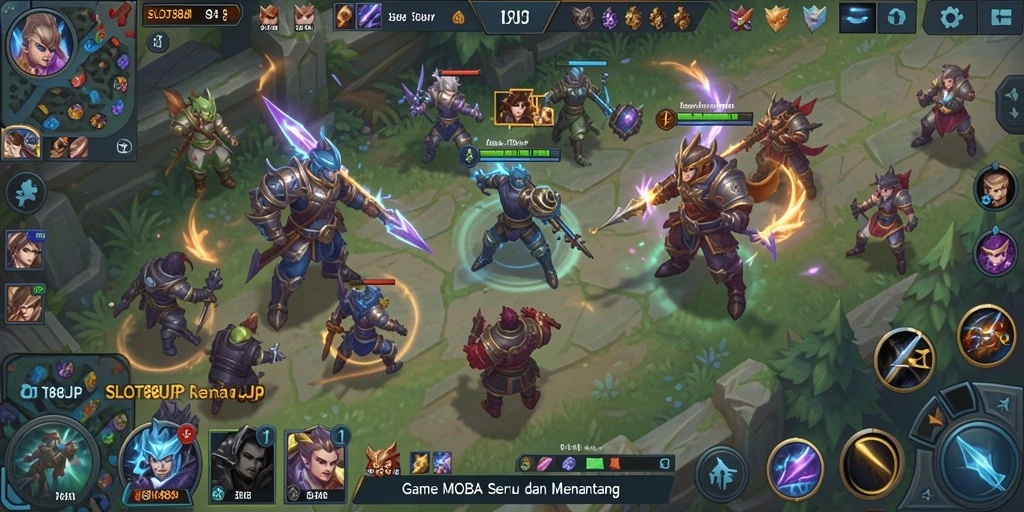 Gameplay seru SLOT88JP dengan pertarungan tim yang epik.