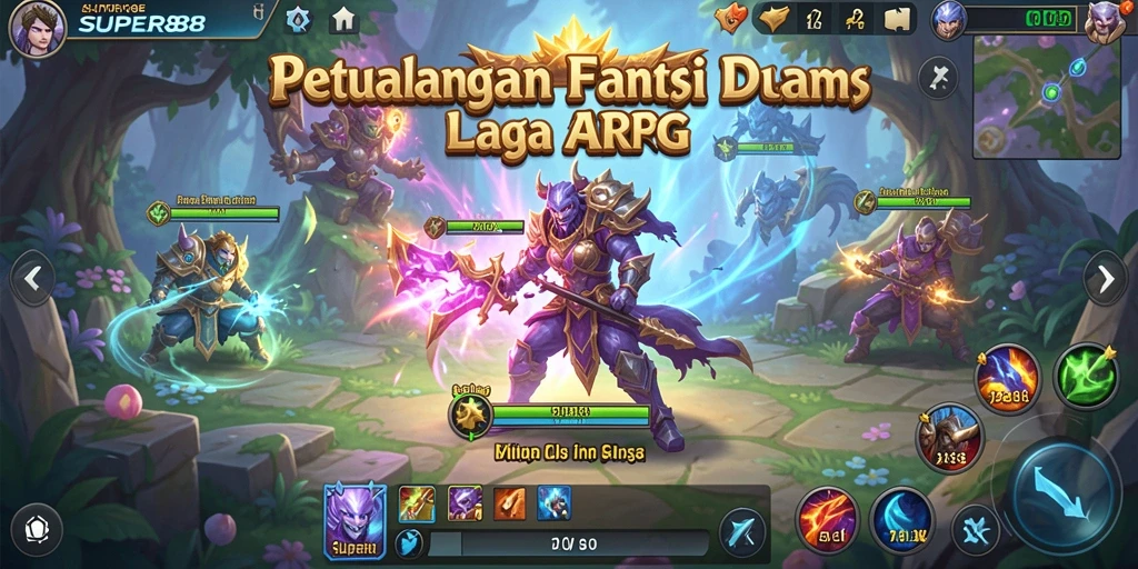 Tangkapan layar gameplay SUPER88 yang menampilkan aksi pertempuran mendebarkan.