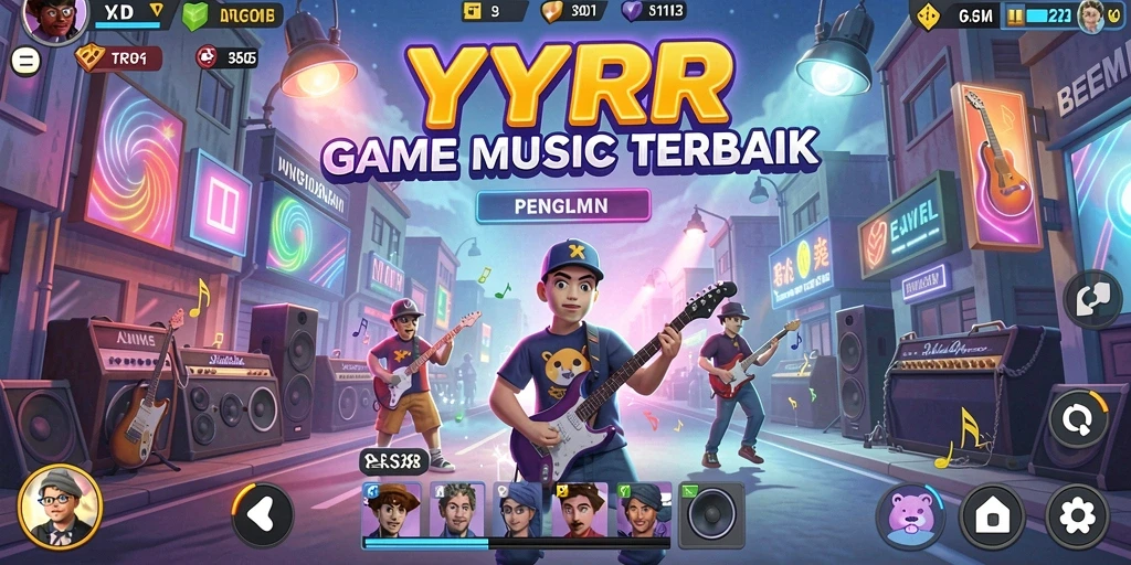 Tampilan gameplay YYRR yang interaktif dan menarik.