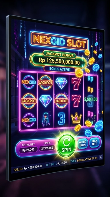 Tampilan antarmuka pengguna nexgid yang modern.